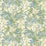 GP & J Baker Trumpet Flowers Blue/Green Wallpaper Sample BW45103.2.0