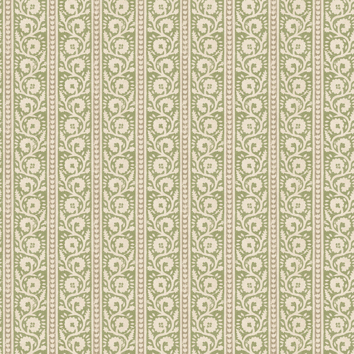 GP & J Baker Bibury Green Wallpaper Sample BW45113.1.0