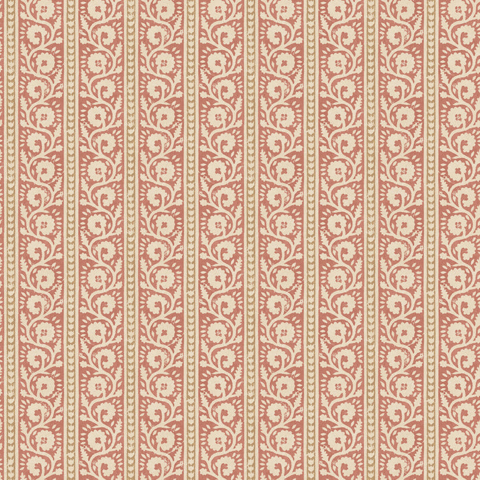 GP & J Baker Bibury Red/Sand Wallpaper Sample BW45113.3.0