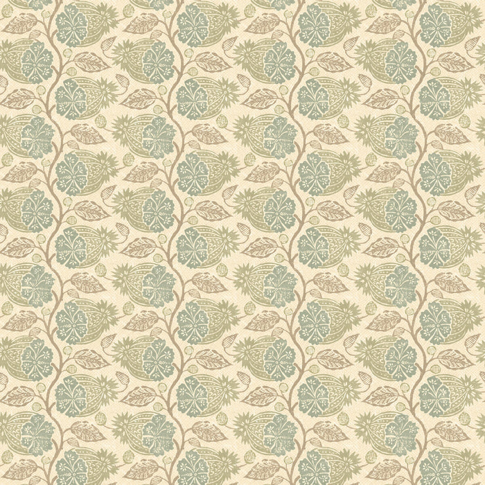 GP & J Baker Calcot Aqua Wallpaper Sample BW45114.2.0