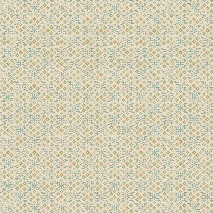 GP & J Baker Grantly Aqua Wallpaper Sample BW45115.2.0