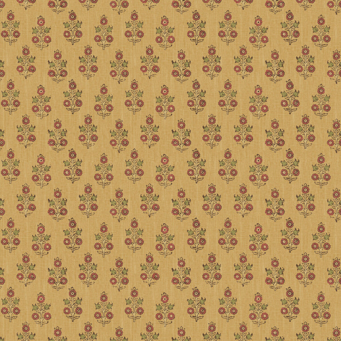 GP & J Baker Poppy Sprig Ochre Wallpaper Sample BW45117.7.0