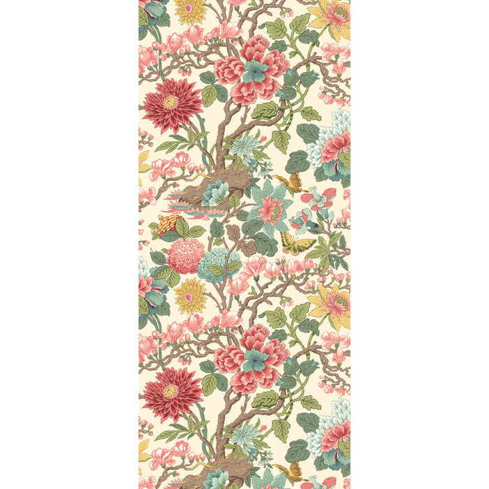 GP & J Baker Little Magnolia Rose Madder Wallpaper Sample BW45121.6.0