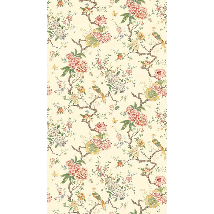 GP & J Baker Oriental Bird Blossom Wallpaper Sample BW45128.4.0