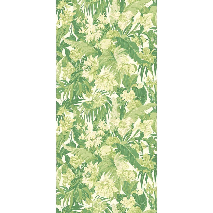 GP & J Baker Tropical Floral Green Wallpaper BW45132.1.0