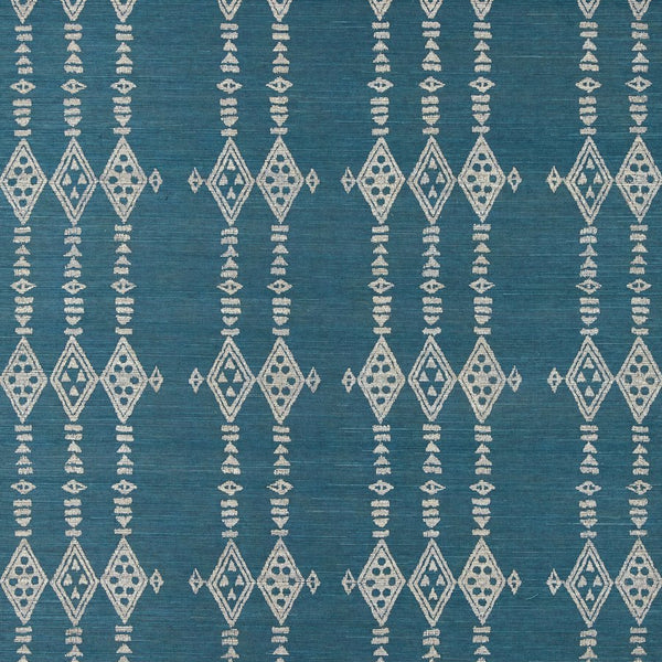 Peter Dunham Berber Sapphire/Ivory Wallpaper Sample 151BRB01