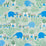 Pierre Frey Les Elephants Jardiniers Multicolore Wallpaper FP836001