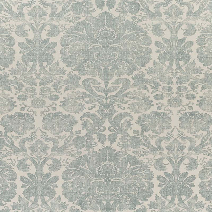 Quadrille Borghese Two Color Small Scale Windsor Blue Fabric Sample 304180F-101