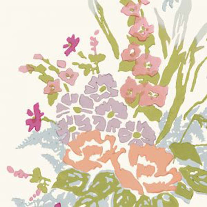 Galbraith & Paul Bouquet Light Coral Wallpaper Sample