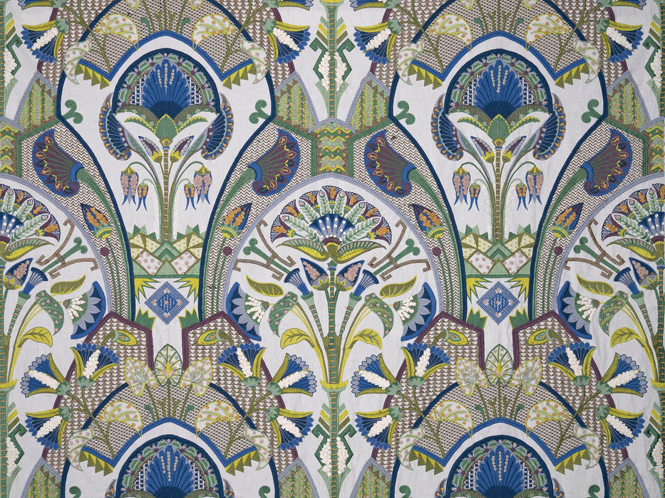 Pierre Frey Fleurs D'Eau Lazuli Fabric F3656002