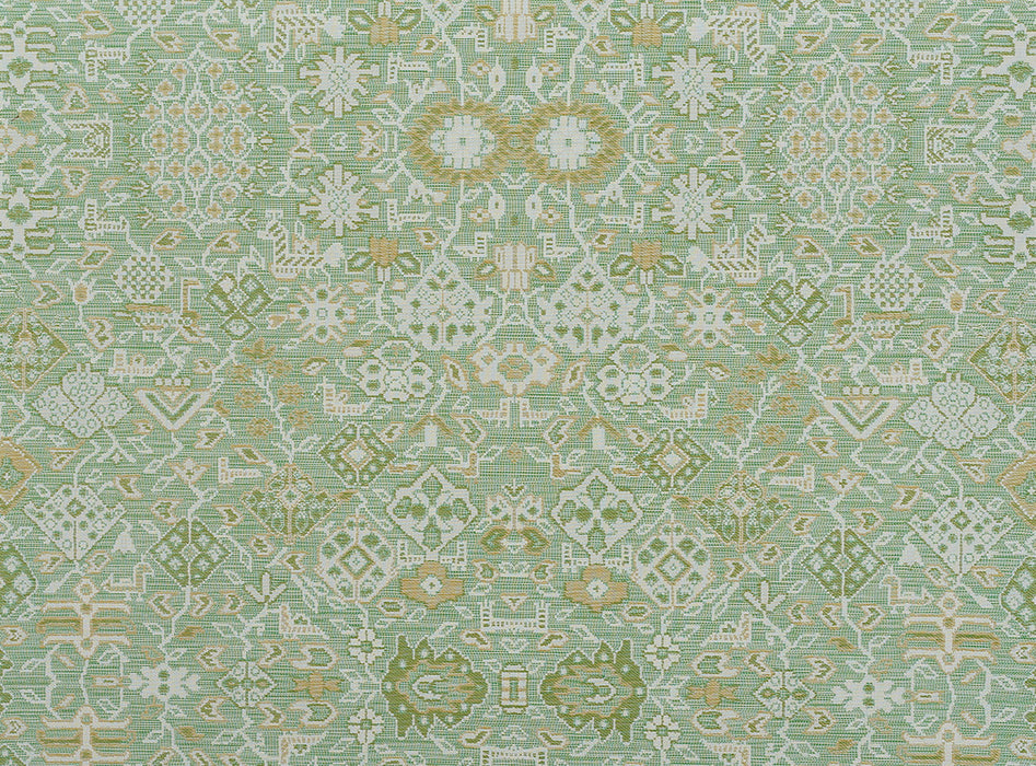 Pierre Frey Le Tapis D'Ardabil Amande Wallpaper Sample FP632001