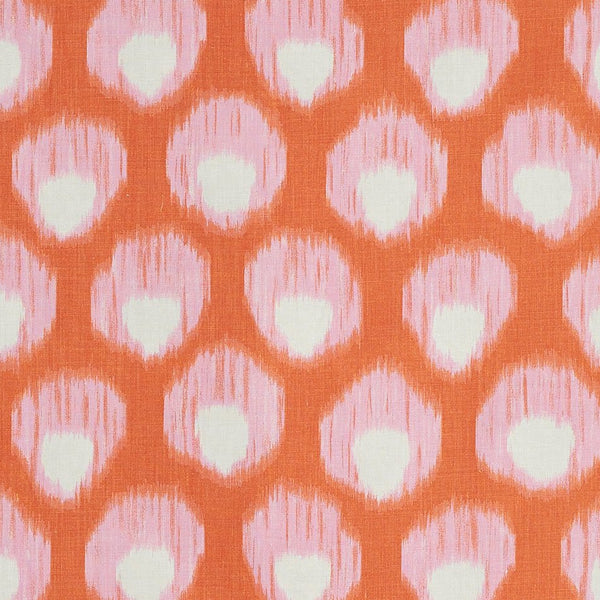 Peter Dunham Bukhara Orange/Pink Fabric Sample 111BKH04