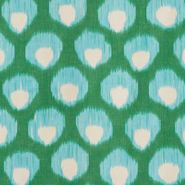 Peter Dunham Bukhara Blue/Green Fabric Sample 111BKH05