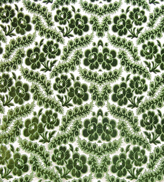 Old World Weavers Primula Emerald Fabric Sample C2 00010024