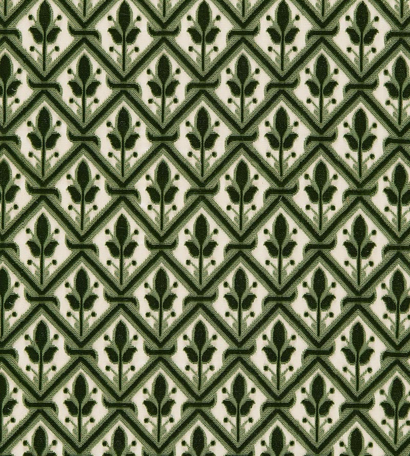 Old World Weavers Bambert Emerald Fabric C2 00021490