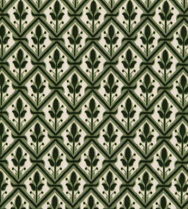 Old World Weavers Bambert Emerald Fabric Sample C2 00021490