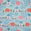 Pierre Frey Les Elephants Jardiniers Coquelicot Wallpaper FP836003