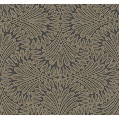 York Cabaret Black Metallic Wallpaper CA1501