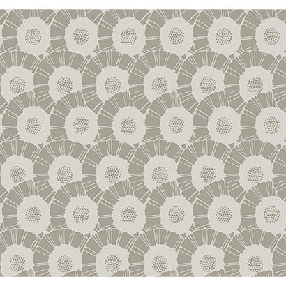 York Coco Bloom White Wallpaper CA1557