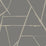 York Intersect Grey Metallic Wallpaper CC1292