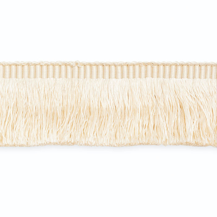 Schumacher Ground Cut Fringe Ivory Trim Sample CF3004-9