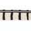 Schumacher Gordon Cut Fringe Ivory/Ebony Trim Sample CF3021-6