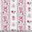 Lisa Fine Calico Floral Stripe Lipstick Fabric Sample CFS-52