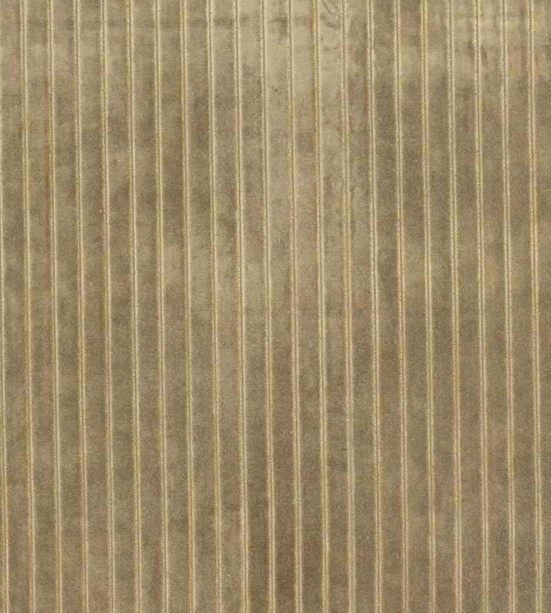 Christian Fischbacher Velvet Stripe Khaki Fabric CH 01074481