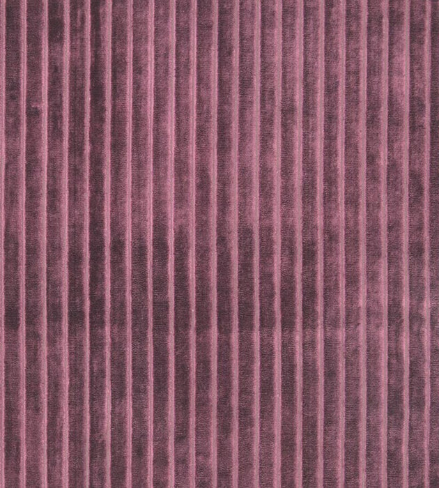 Christian Fischbacher Velvet Stripe Wine Fabric Sample CH 01084481