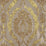 Christian Fischbacher Corona Damask Gold Leaf Fabric Sample CH 01130631