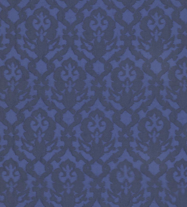 Christian Fischbacher Pompadour Admiral Blue Fabric CH 02014472