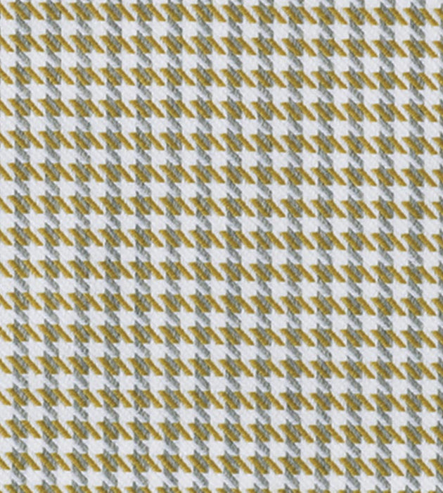 Christian Fischbacher Pied De Poule Mustard Fabric CH 02034332