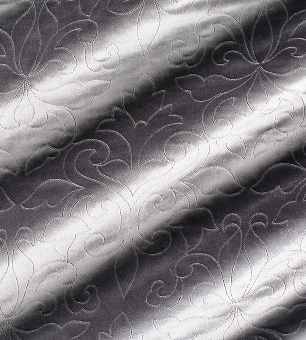 Christian Fischbacher Classic Velvet Steel Fabric CH 02050662