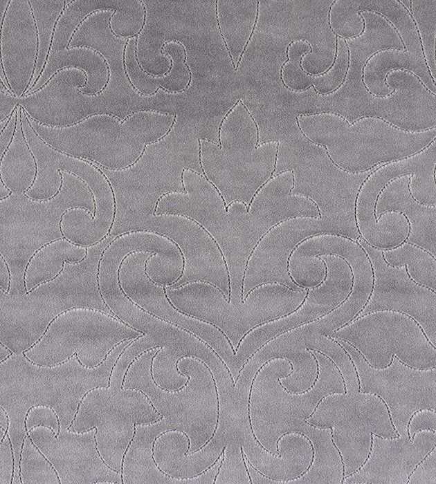 Christian Fischbacher Classic Velvet Steel Fabric CH 02050662