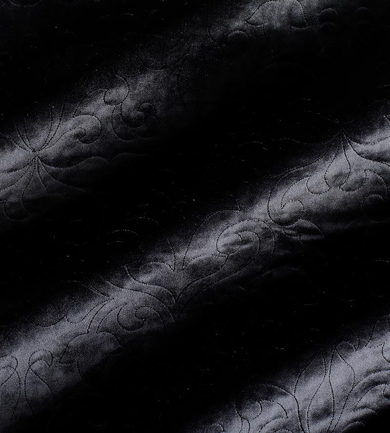 Christian Fischbacher Classic Velvet Onyx Fabric CH 02060662