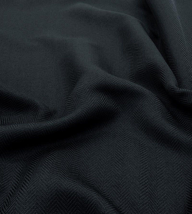 Christian Fischbacher Aretha Anthracite Fabric Sample CH 02062782