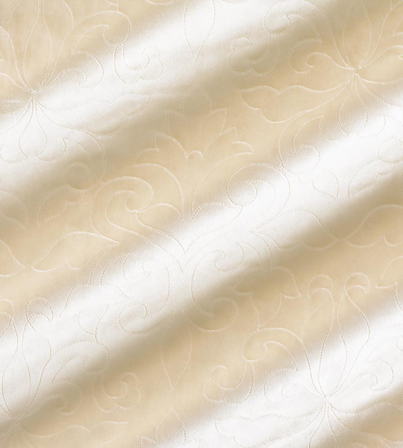 Christian Fischbacher Classic Velvet Cream Fabric CH 02070662