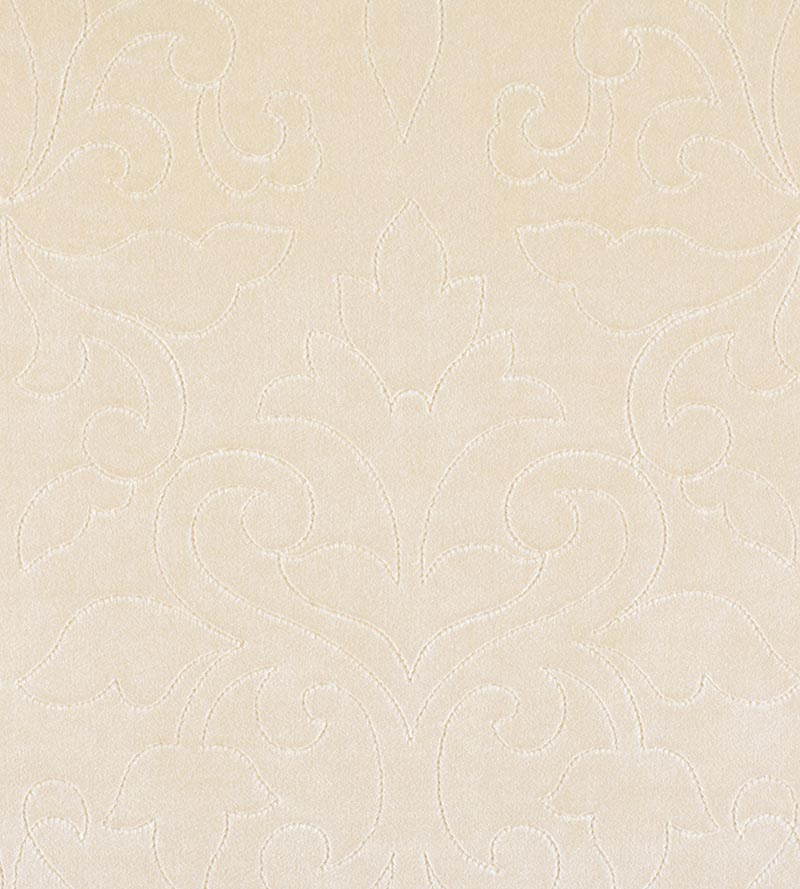 Christian Fischbacher Classic Velvet Cream Fabric CH 02070662