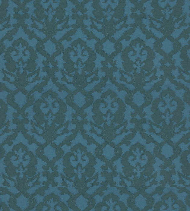 Christian Fischbacher Pompadour Turquoise Fabric CH 02094472