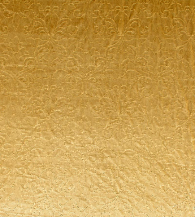 Christian Fischbacher Classic Velvet Brass Fabric CH 02130662