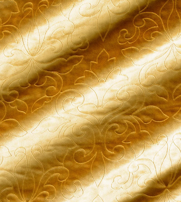 Christian Fischbacher Classic Velvet Brass Fabric CH 02130662