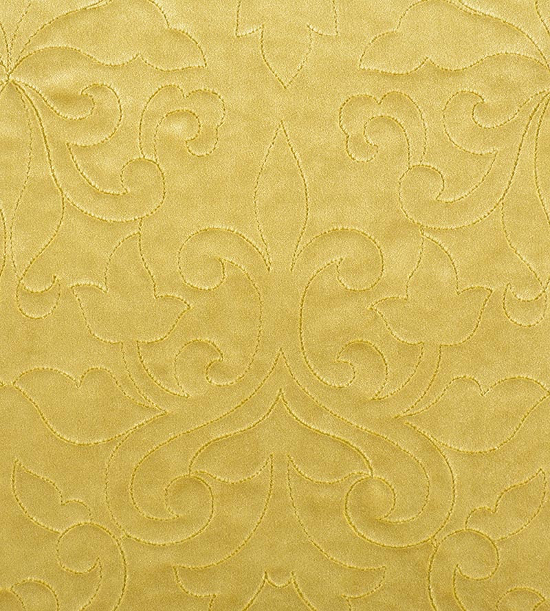 Christian Fischbacher Classic Velvet Sun Gold Fabric Sample CH 02140662