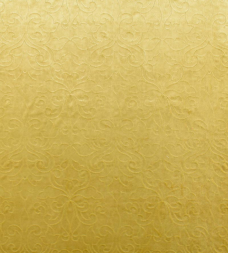 Christian Fischbacher Classic Velvet Sun Gold Fabric CH 02140662