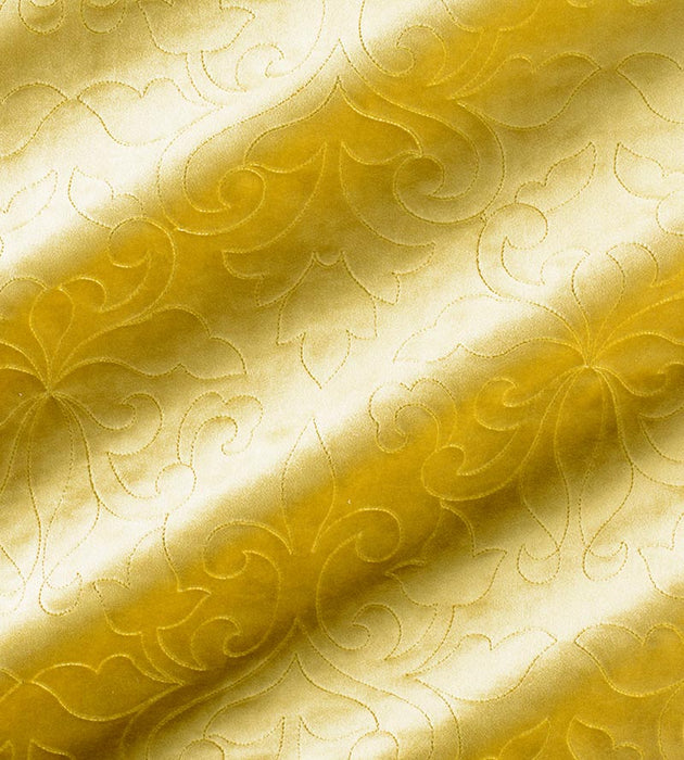 Christian Fischbacher Classic Velvet Sun Gold Fabric CH 02140662