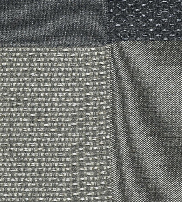 Christian Fischbacher Dama Graphite Fabric Sample CH 02151063