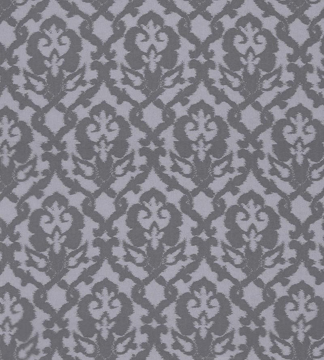 Christian Fischbacher Pompadour Pewter Fabric CH 02154472