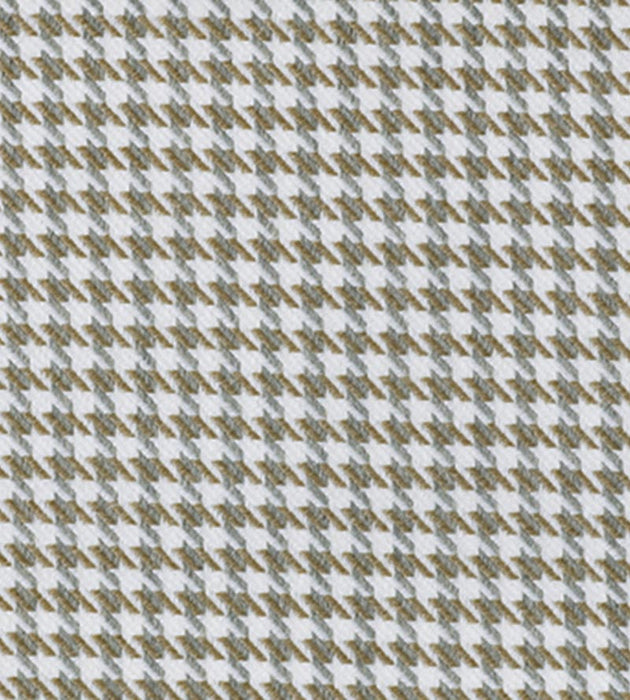 Christian Fischbacher Pied De Poule Fawn Fabric Sample CH 02174332