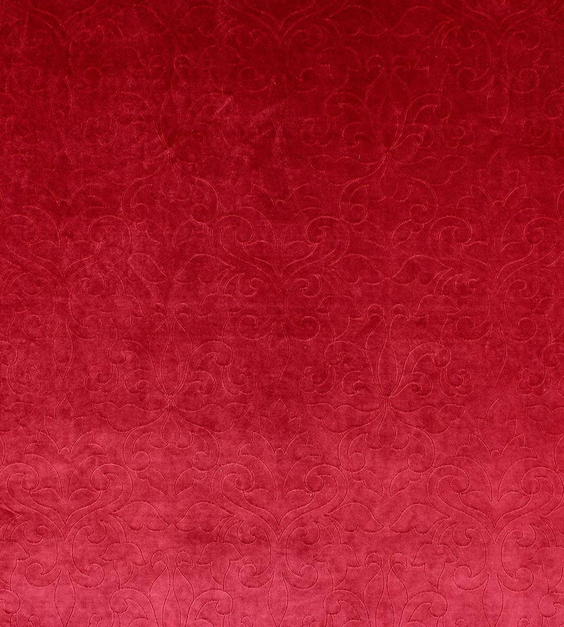 Christian Fischbacher Classic Velvet Cerise Fabric Sample CH 02220662