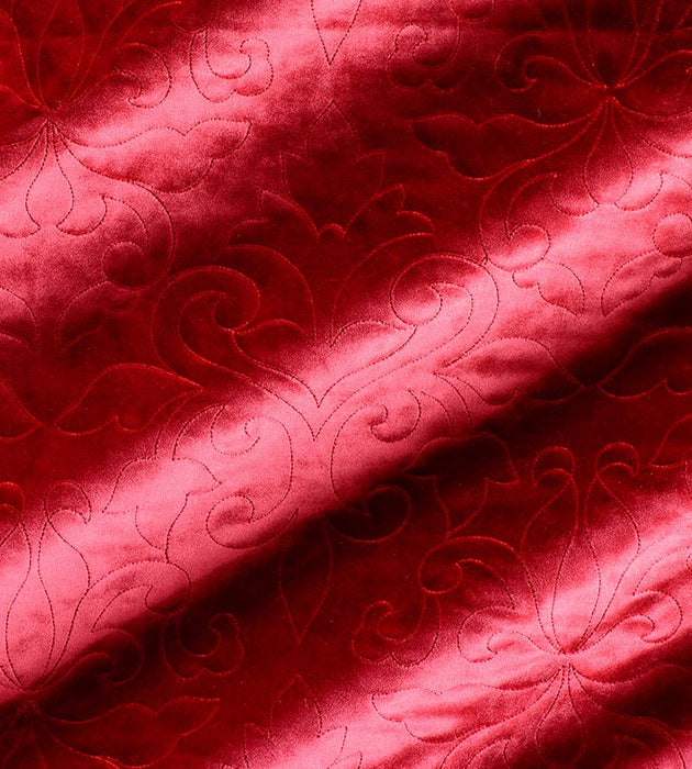 Christian Fischbacher Classic Velvet Cerise Fabric CH 02220662