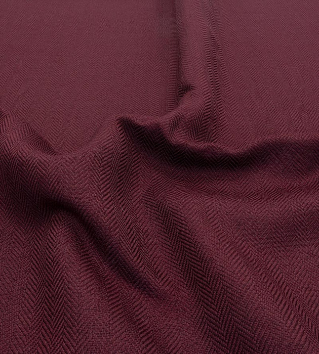 Christian Fischbacher Aretha Burgundy Fabric Sample CH 02222782